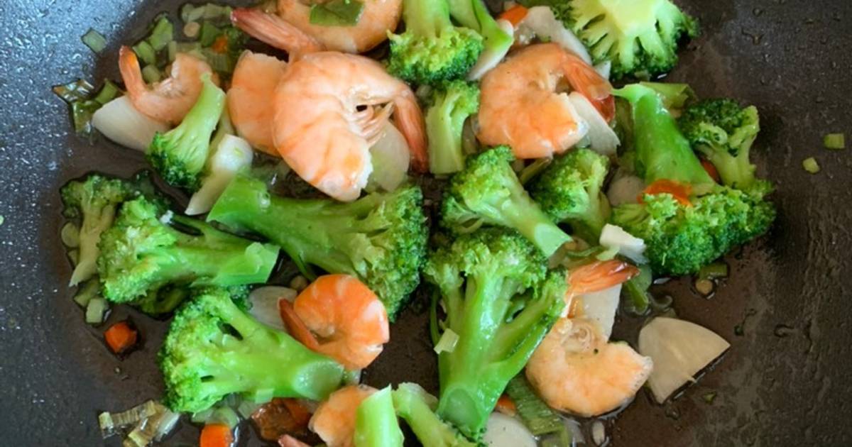 Resep Tumis Brokoli Udang Simpel Oleh Nadya Atsilah Cookpad