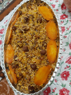 عکسی از دستور پلوی شیرازی