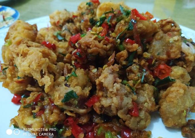 Cumi crispy cabe garam