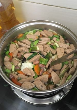 Foto resep 🍲Sop Baso Kacang Merah