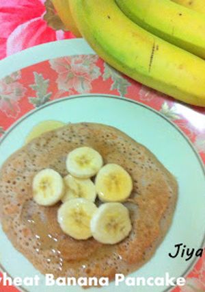 A picture of Whole-wheat banana pancake.