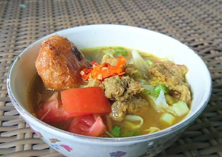 Soto daging kesukaan