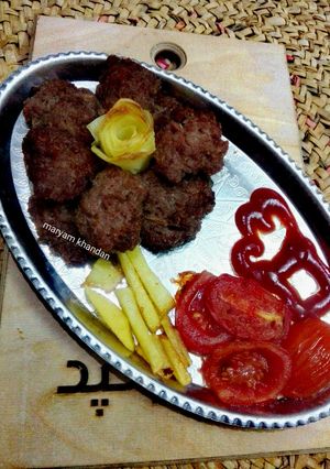 عکسی از دستور کتلت ماستی