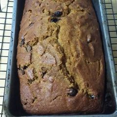 A picture of Pumpkin Chocolate Chip Bread.