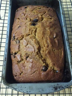 A picture of Pumpkin Chocolate Chip Bread.