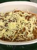 Spaghetti con chile ancho