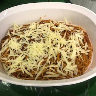 Spaghetti con chile ancho