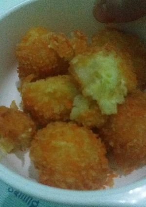 Foto resep Bola bola udang kentang (cemilan 11m)