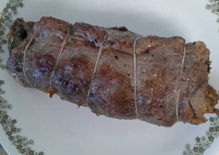 Recipe of Super Quick Homemade Stuffed flank steak