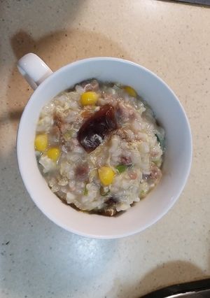 皮蛋瘦肉粥 的食譜成品照片