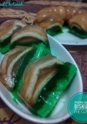 Foto resep Puding Lumut Biskuit Regal