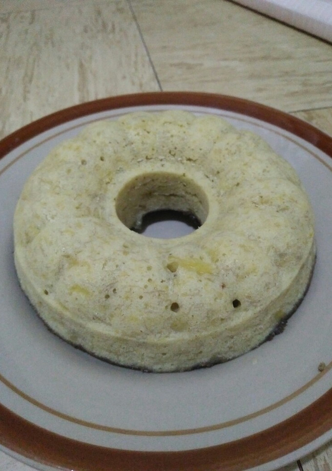 Foto resep Bolu pisang kukus super simple 1 telur tanpa mixer cm 30 menit