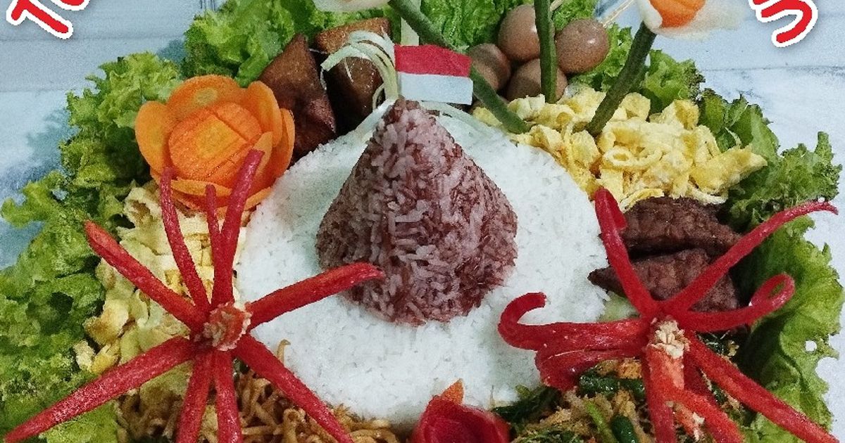 Tumpeng Mini Merah Putih 🇮🇩👩🏻‍🍳