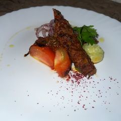 A picture of Adana Kebab.