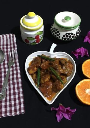 A picture of Orange Chicken.