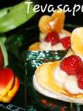 Hojaldre con crema de almendras y vainilla 🍓🍓💚💙🧡💜❤