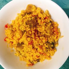 A picture of Oil rice.