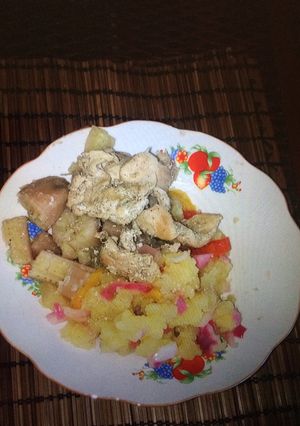 Una foto de Ensalada de papa
