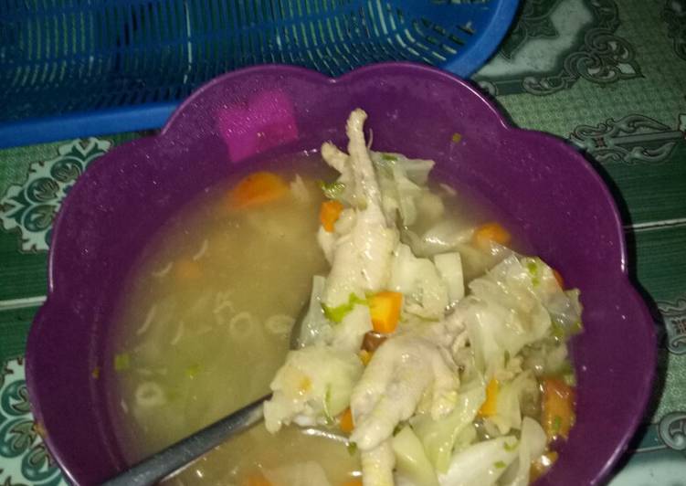 Sop ceker empuk