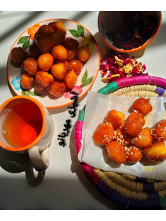 عکسی از دستور لگیمات (شیرینی عربی)