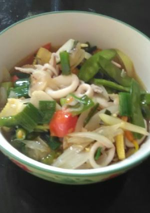 Foto resep Oseng cumi saus tiram