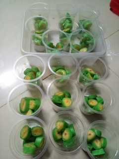 Foto resep Es Pisang Ijo kulit dadar | wajan kwalik