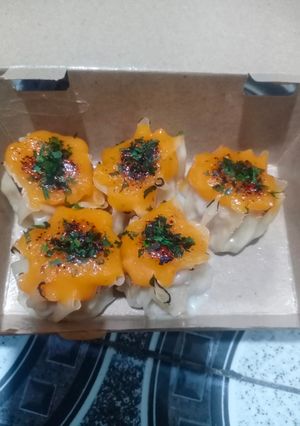 Foto resep Dimsum ayam udang soas mentai