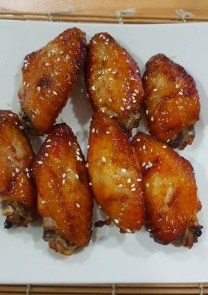 รูปของ ไก่อบซอสเทอริยากิหม้ออบลมร้อน