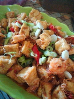 Foto resep Tumis Udang Tahu Putih
