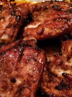 A picture of Sweet & Spicy Dijon Honey Chicken.