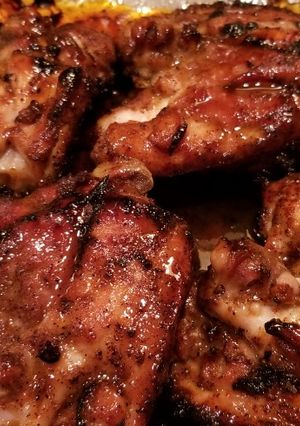 A picture of Sweet & Spicy Dijon Honey Chicken.