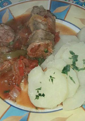 Una foto de Chorizo a la pomarola