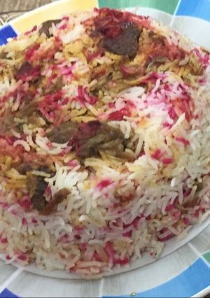 صورة لوصفة برياني بلحم مخلي