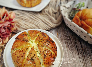 Gambar Korean Garlic Cheese Bread