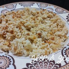 Deep Fried Oven Roasted Plain Cooked Rice A picture of Deep Fried Oven Roasted Plain Cooked Rice.