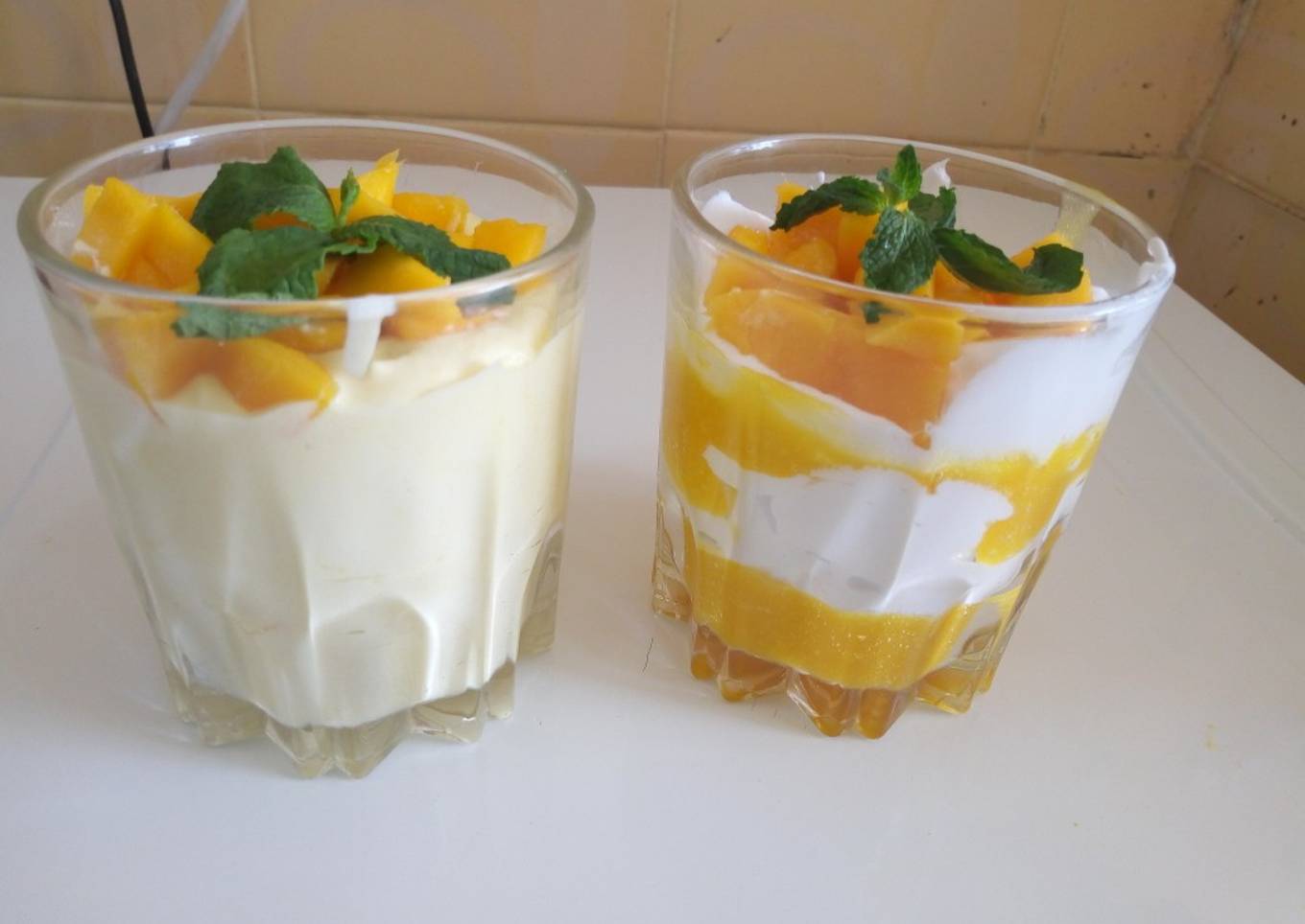 Eggless Mango Mousse