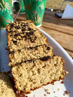 Una foto de Budín de pera🍐