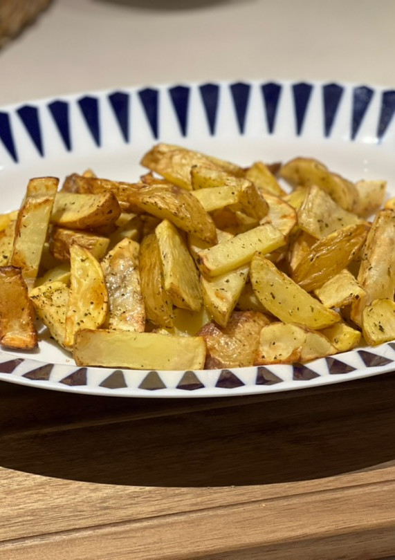 Una foto de Patatas gajo en freidora de aire