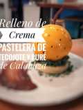 Crema pastelera saborizada de tejocote y puré de calabaza