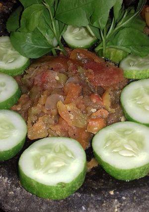 Foto resep Sambal Terasi & Bawang Bakar
