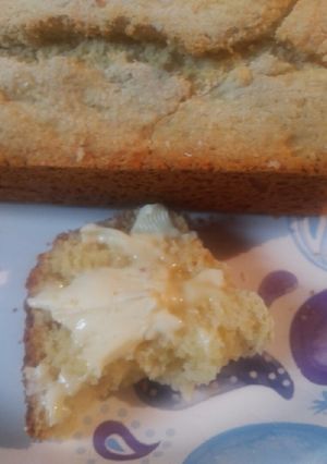 A picture of Sparkling Wine Cornbread Loaf.
