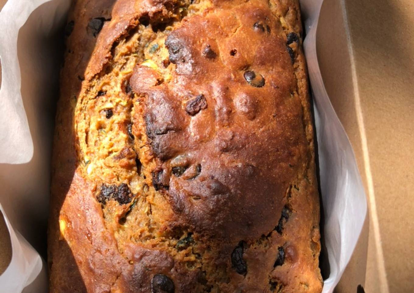 Choco chip zucchini bread