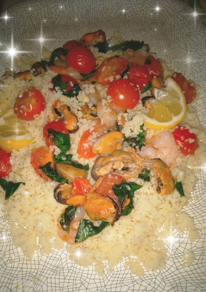 Кускус с морепродуктами