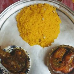 A picture of Basanti Pulao.