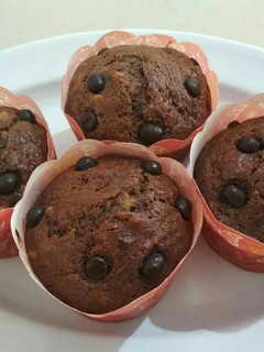 Foto resep Choco banana muffin