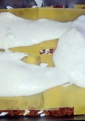 صورة لوصفة البشاميل بالريحان