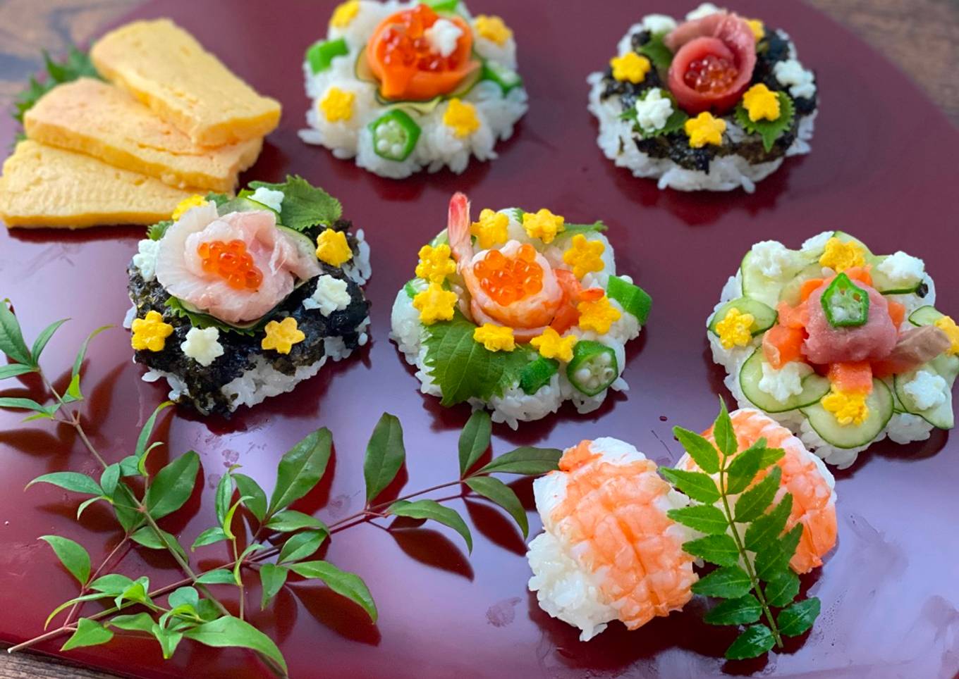 Japanese Kawaii Sushi Donuts