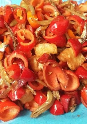 Foto resep Oseng Kulit Melinjo Teri Tahu