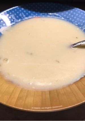 Sajtos fokhagymakrémleves recept fotója