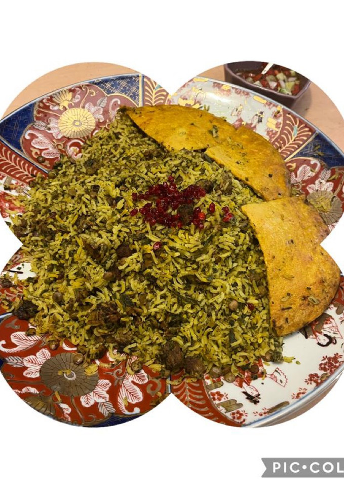 عکسی از دستور عدس پلو دشت مغان